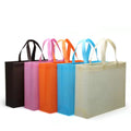 Eco Friendly Biodegradable Solid Color Non Woven Shopping Tote Bag