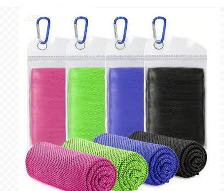 Best Selling Cotton Sports Towel with Instant Cooling UV Protection Ice Cool Effect for Travel Gym Sport