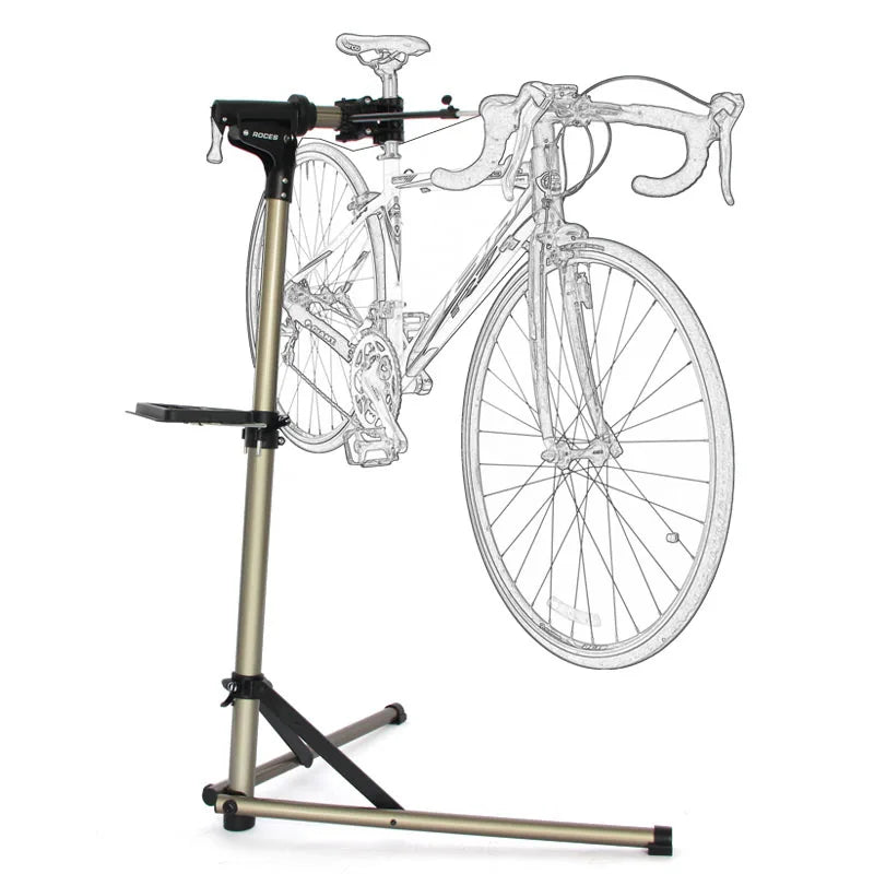Aluminum Alloy Bike Repair Stand Professional Adjustable Fold Bike Rack Holder Storage Bicycle Repair Stand