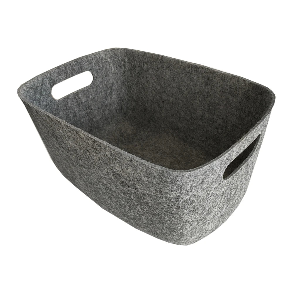 Felt Storage Cube Basket Bin Box for Home and Office