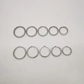 Key Rings 1 Inch Key Rings/Metal Keychain Rings/Split Keyrings Flat Ring for Home Car Office Keys Attachment