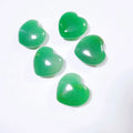 Huiying Natural Green Aventurine Jade Heart Shape Stone Crafts