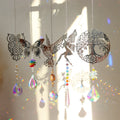 Wholesale Silver Light Prism Decor and Bead Pendant Kit for Window Handmade Craft Angel K9 7 Chakras Crystal Sun Catcher