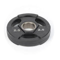 Olimpic Weight Plates Rubber Raw Material Muscle Workout Three Holes Weight Plates