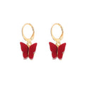 Woman Pretty Design Big Gold Jewelry butterfly Earring Jewelry