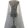 Nigerian French Tulle Mesh Lace Fabric Beaded Lace High Quality Embroidery White Bridal Lace Fabrics