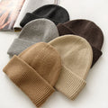 High Quality Knitted Ribbed Bulk Beanie Plain Winter Hat Short Type for Men Unisex