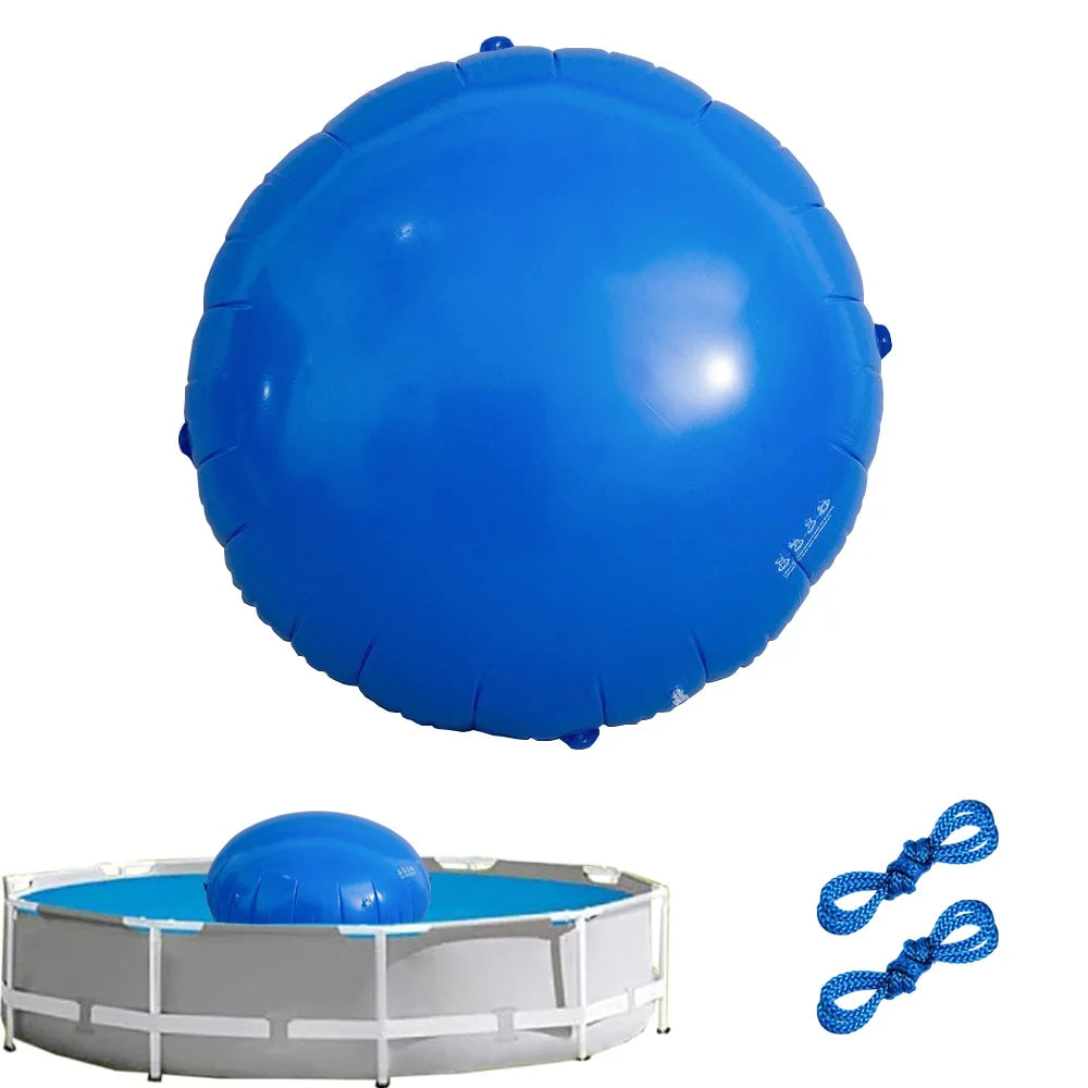 4 ft X 4 ft PVC Inflatable Air Pillow Winterizing Cover for Family Above-Ground Pools Closing Kit