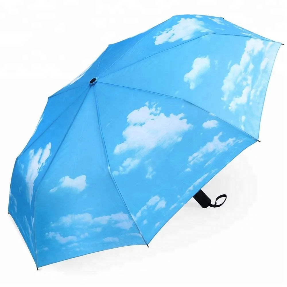 DDP Free shipping umbrella with sky printing