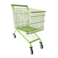 Large-Capacity Supermarket Shopping Trolley Factory Direct Sales Convenience Trolley