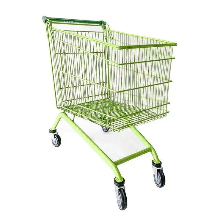 Large-Capacity Supermarket Shopping Trolley Factory Direct Sales Convenience Trolley