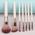 New Beginner Profession Customized OEM ODM White Vegan Makeup Brush Set