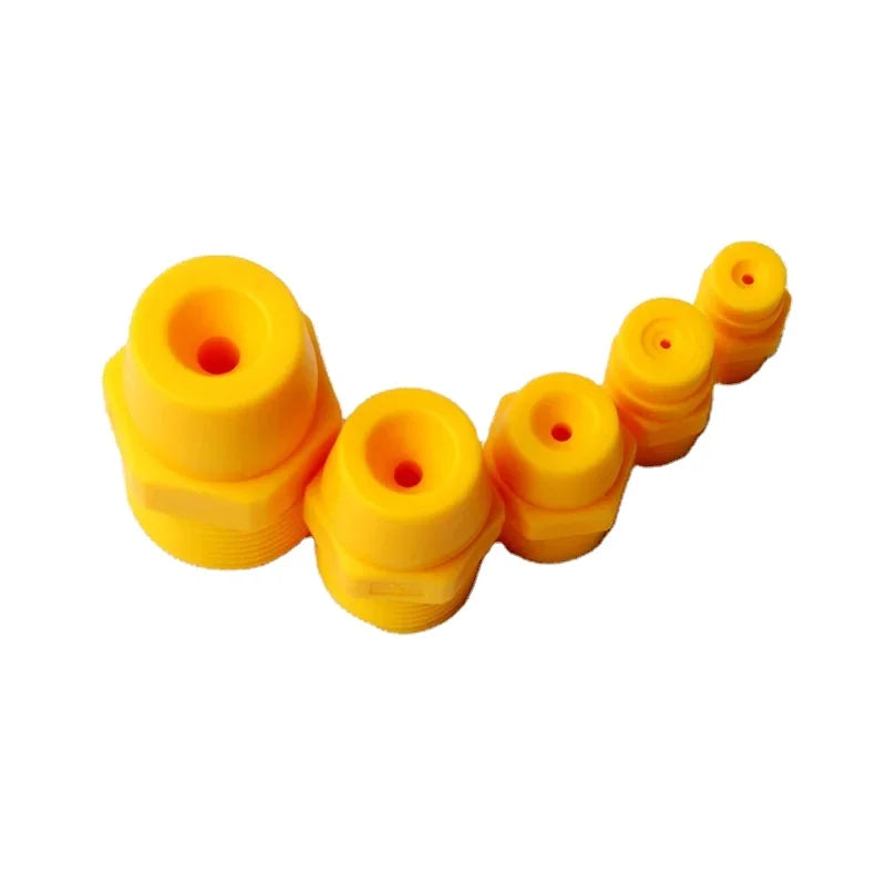 Plastic Solid Conical Sector Spray  Low Pressure Mist Atomizer PP Plastic Solid Cone Nozzle