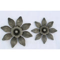 95mm Stamped Metal Flower for Staircase Handrail Railing Balustrade Balcony Gate Fence