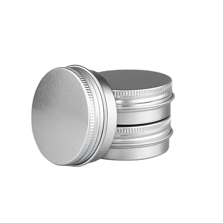 5ml 10ml 20ml 30ml 50ml 60ml 80ml 100ml 150ml 200ml Round Aluminum Cosmetic Tin Container Metal Aluminum Jar