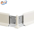 Diamond-Cut Aluminum Alloy Baseboard 8cm Height 1.1mm Thickness Modern Design Waterproof Durable for Living Room Workshop