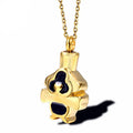 Stainless Steel Dog Pet Memorial Urn Pendant Necklace Fine Pendants & Charms Featuring Paw Prints for Cremation Ashes