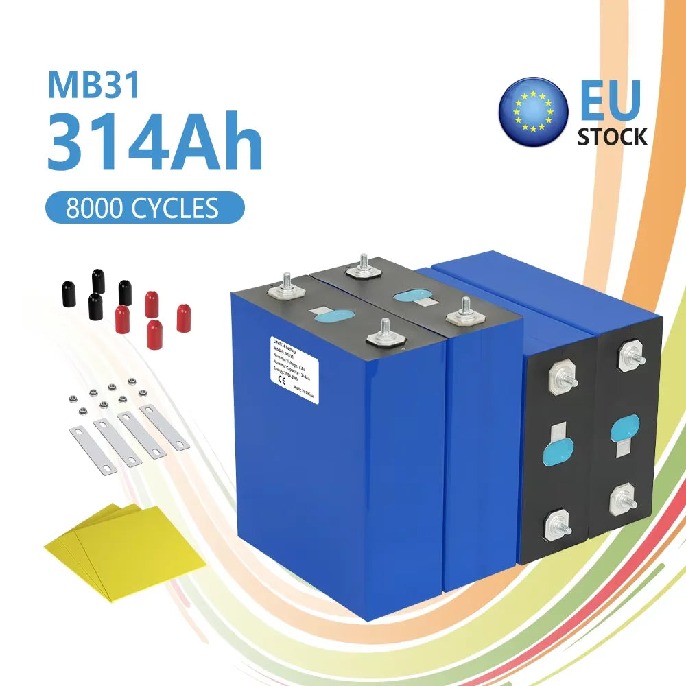 Robbert DIY Projects-- EU Stock Shipping EVE314Ah+DIY 16KWH Battery Case with JKPB2A16S20P V19+3-7days DDP Delivery MegaBDM