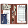 Boshiho Customized Large Capacity Leather Server Book Organizer Hotel and Restaurant Waitress/Waiter Order Holder