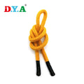 Hot Selling Customize Colorful Finished Product Dipped Tips 5MM Diameter Polyester Cotton Cord for Shoelace Shoes Drawcord