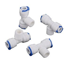 Male Female Coupling Socket Tee Pipe Fitting Plastic