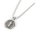 Fashion Titanium Steel Men Catholic St Benedict Cross Exorcism Protection Pendant Necklace Jewelry