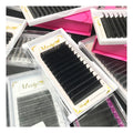Wholesale Individual Eye Lash Extension Supplies J B C CC D DD L Curl Matte Black Eyelash Extensions With Custom Logo