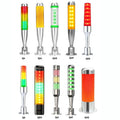 OUJVAN CNC Machine Steady Flash Warning Lights Aluminum DC12V DC24V AC220V Led Signal Tower Machine Light
