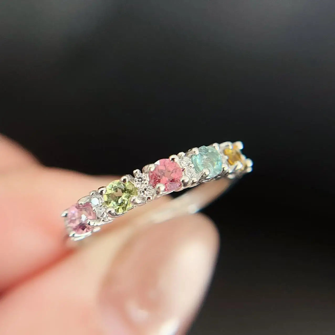 Good Price Jolly 925 Sterling Silver Classic Natural Stone Brilliant Cut Wedding Turkish Fashion Women's Waterproof Party Ring