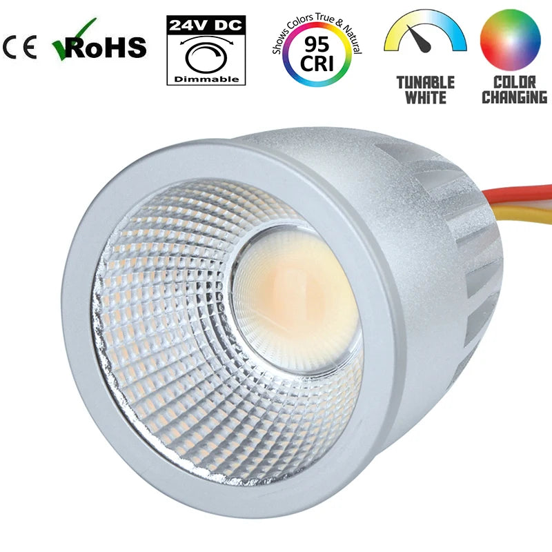 Benory 24v 2000k-6000k RA95 0-10/1-10V Dimmable Mr16 Module 8W 10W Spot LED KNX Dali Loxone PWM Dimmer Smart Home Downlights