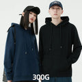 Pure Cotton 300g Hoodie Sweatshirts Men's Hoodies Custom Logo 100% Cotton Men Hoodie Sweatshirts Set Fleece
