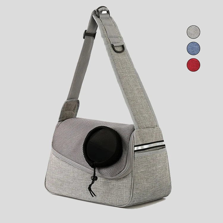 In Stock Cationic Dog Cat One-shoulder Messenger Pet Bag Breathable Mesh Travel Portable Cat Bag