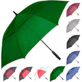 Large Custom Printed 62\" & 68\" Golf Umbrella Luxury Adults Straight Umbrella with Classic Design Custom Logo Promotional Style
