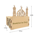 Ramadan & Eid Mubarak DIY Wooden Candy Box Table Decoration Islam Muslim Party Supplies RUIYI Brand 18x18x15cm