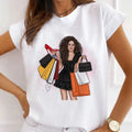 Hot Selling Loose Tshirt Women Tops Printed Momlife Custom Cute Shirts Mother's Day Gift Fashion Beautiful Girls Casual T Shirt MegaBDM