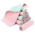 Soft Microfiber Coral Velvet Cleaning Cloth Absorbent for Furniture Car Interiors for Drying After Car Wash Use in Kitchen Rags