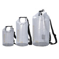 Customize Clear Roll Top Gear Sack 500D Mesh PVC Floating Kayaking Boating Camping Beach Ocean Pack Waterproof Dry Bag