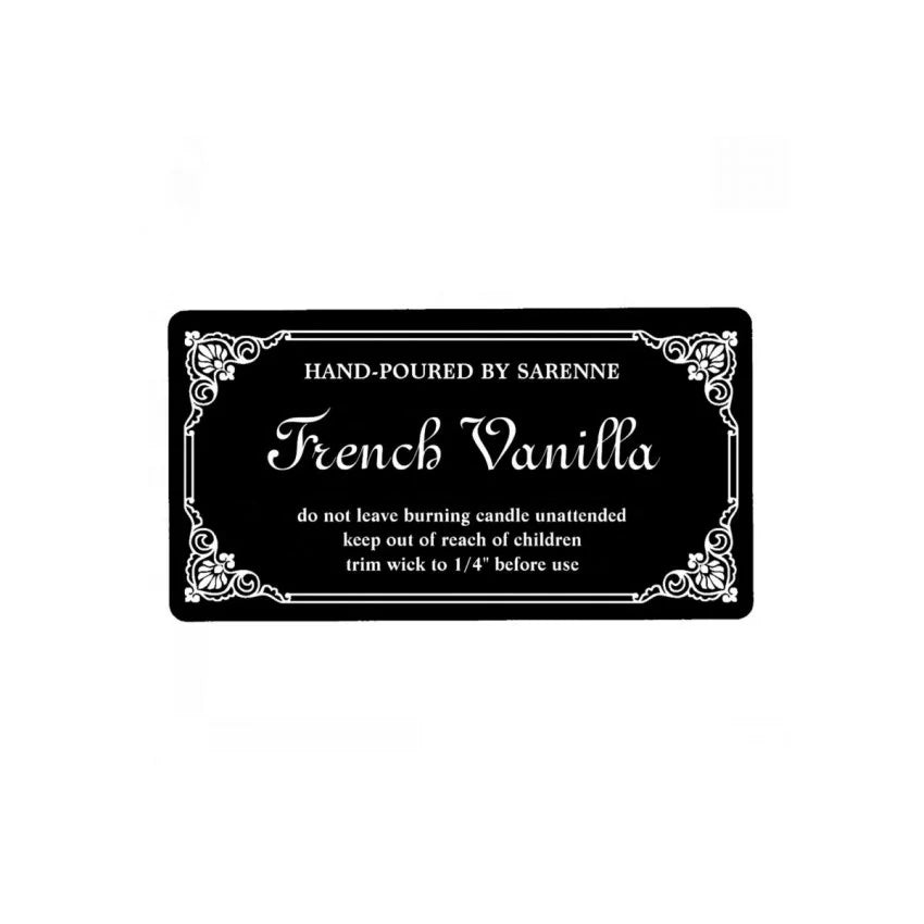 KY-0705247 New Design Custom Printing Candle Jar Glass Label