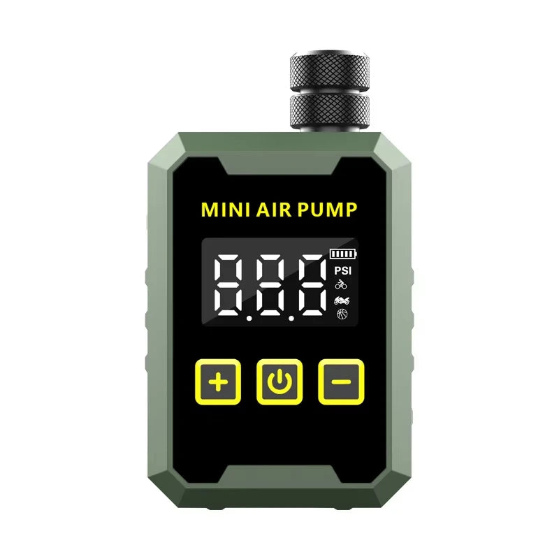 Mini Plastic Lightweight Eco-Friendly Bicycle Pump Electric 150PSI Bike Air Compressor LCD Display Car Motorcycle MTB Road Tire
