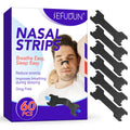 Private Label 60 Count Eco-friendly Non-woven Fabric Reduce Snoring Breathe Easy Ventilation Black Color Nasal Strips for Better