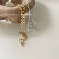 Vintage 925 Sterling Silver Square Link Chain Necklaces 18k Gold Layered Chain Necklace for Women