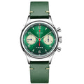 RED STAR 1963 Men's Luxury 38mm Mechanical Wristwatch Original ST1901 Movement Gooseneck Sapphire Leather Band Men's Chronograph