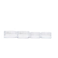 Electroplating 5 g 10 g multi-capacity PP plastic transparent jars