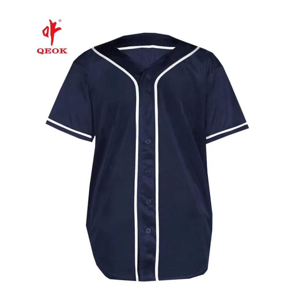 Fashion Custom Design Blank Men Baseball Shirt Baseball & Softball Wear Shirts & Tops Sublimation Printing Free Design Unisex