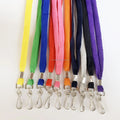 Wholesale ID Name Tag Neck Lace Strap Shoelace Polyester ID Badge Lanyards with Swivel Hook