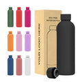 Customizable Double Wall Vacuum Insulated Stainless Steel Tumbler Mat Finish Flask Drink Water Bottle with Lid