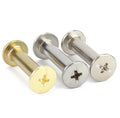 4mm 10mm 12mm 25mm 30mm 40mm Steel Male Female Account Book Binding Leather Belt Rivet Thumb Screws Chicago Screws