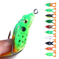 9cm/12g Soft Frog Tackle Baits Double Hooks Artificial Lures Topwater Popper Fishing Bait