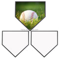 Photo Printable Crafts Sport Awards Souvenir Gift Softball Home Plate Shaped Glossy White 10x10 Inch Sublimation Blank MDF