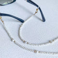 New Fashionable 70-75cm Women's Eyewear Chain Multiple Wear Glass Bracelet Necklace Natural Freshwater Pearl Eyeglasses Parts